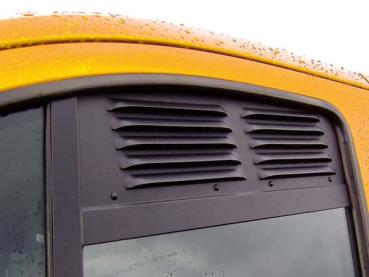 Ein hochwertiges Fenstergitter für Ford Nugget, Custom und Tourneo Custom ab 2013, bietet Sicherheit und Komfort.